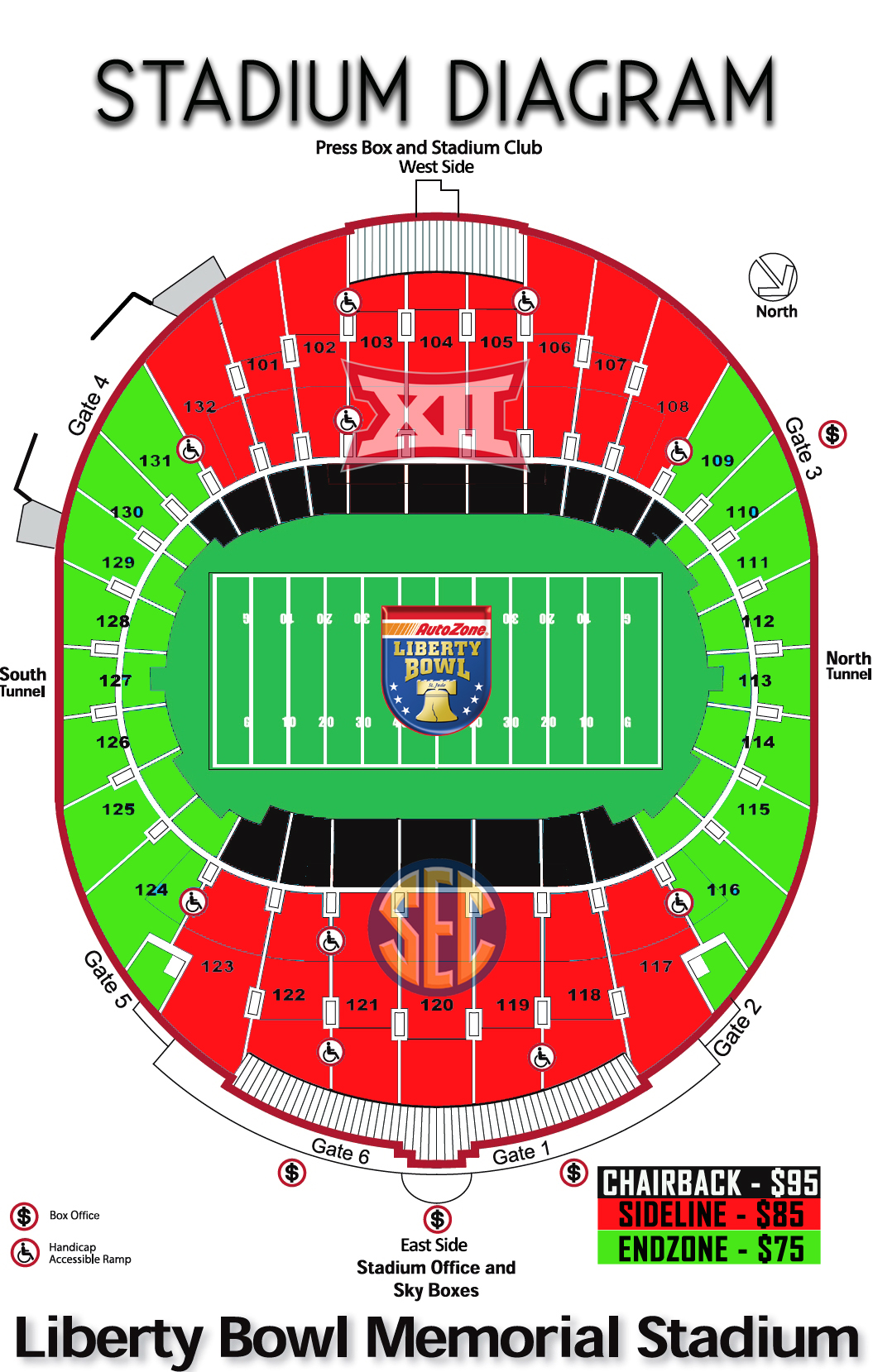  Stadium Map